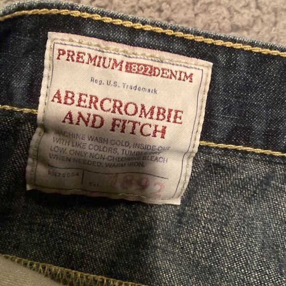 Abercrombie & Fitch Workwear Jeans Size 34/32 - Picture 5 of 6